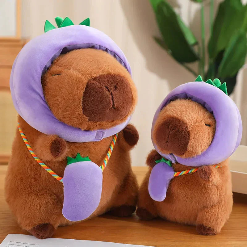 Maliben | Capybara With Vegetable Hats Plushie