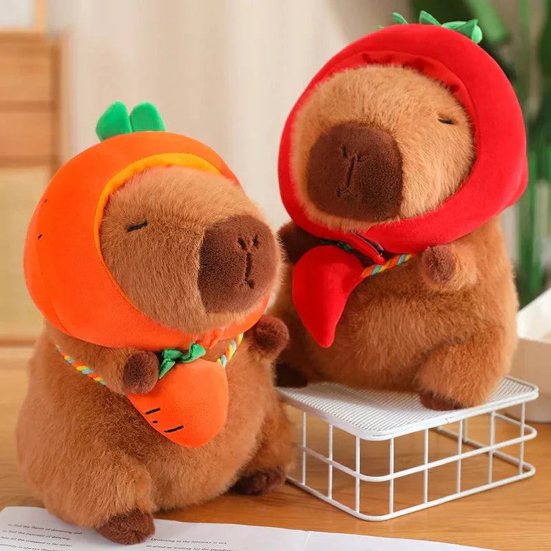 Maliben | Capybara With Vegetable Hats Plushie