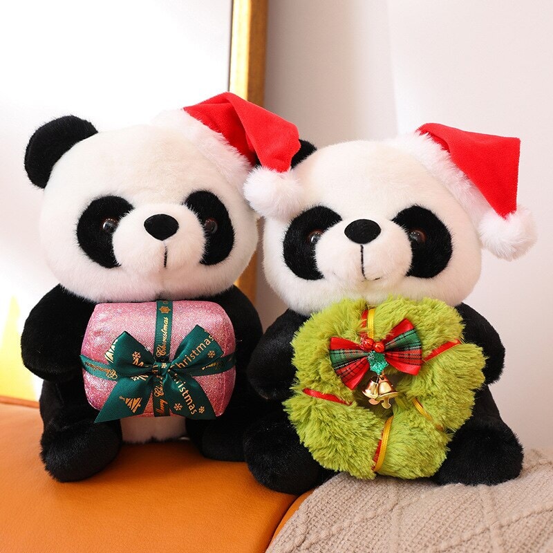 Maliben | Christmas Santa Panda Plushies