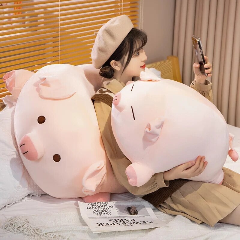 Maliben | Chubby Chonky Pink Piggy Plushies | New