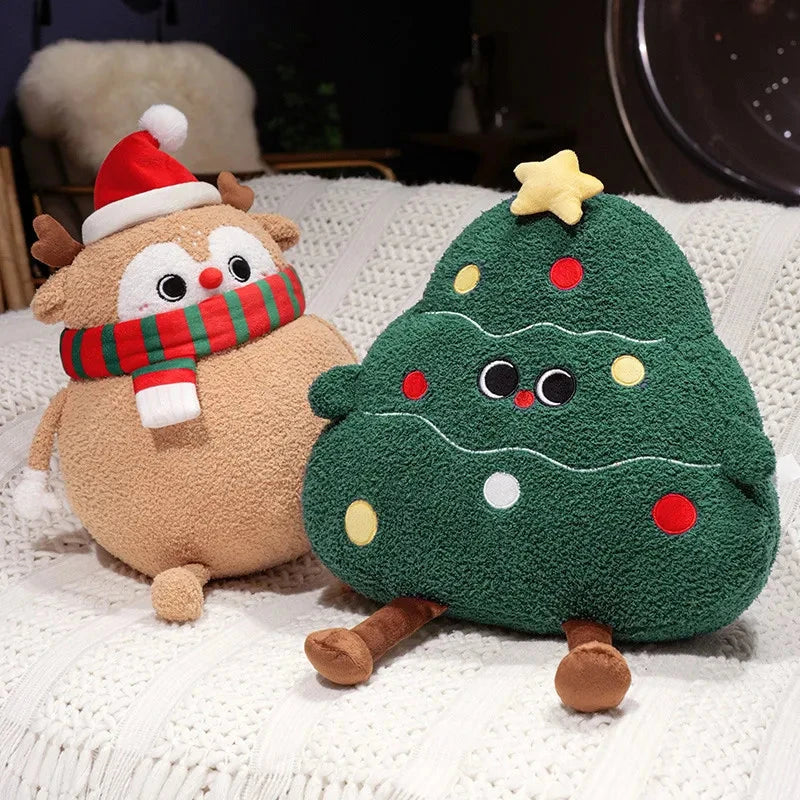 Maliben | Chubby Christmas Tree Reindeer Santa Snowman Plushies
