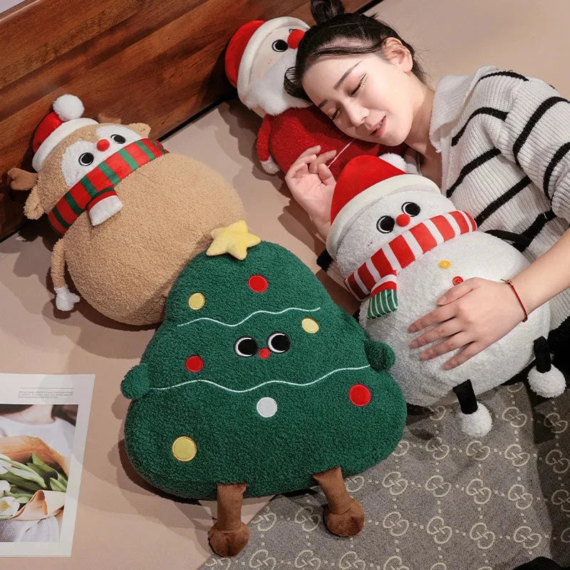 Maliben | Chubby Christmas Tree Reindeer Santa Snowman Plushies