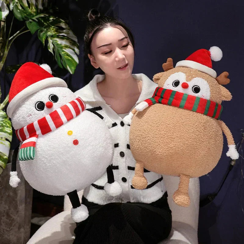Maliben | Chubby Christmas Tree Reindeer Santa Snowman Plushies