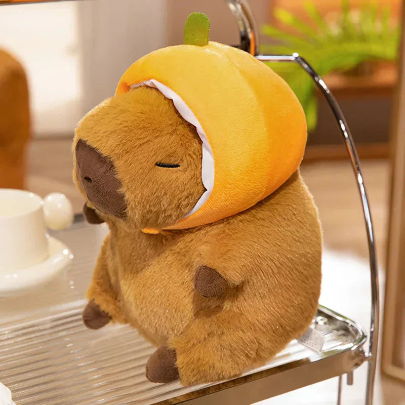 Maliben | Chunky Kawaii Capybara Plush With Hat