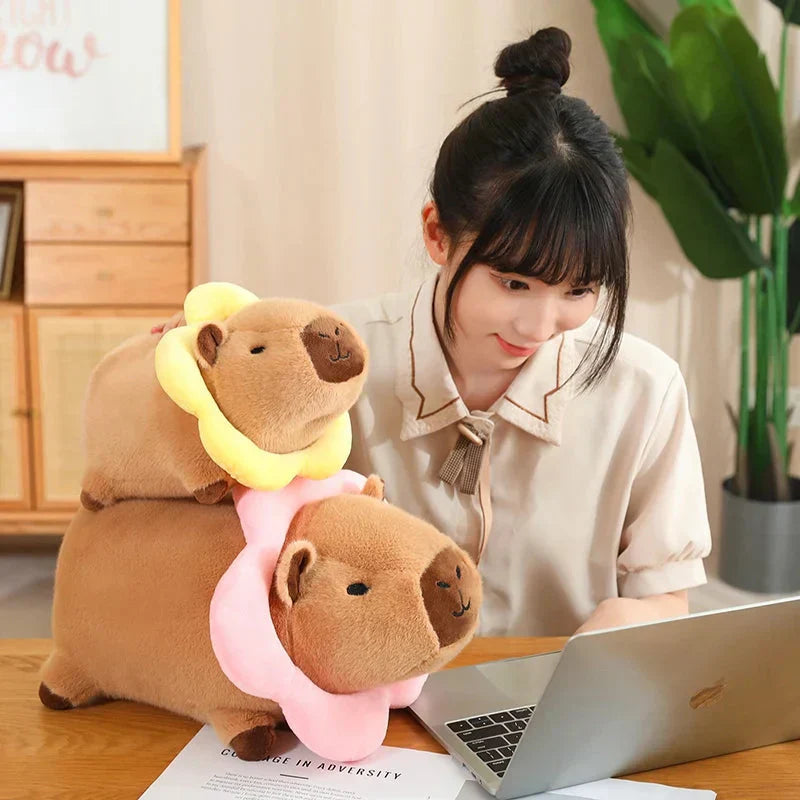 Maliben | Cosplay Laying Capybara Animal Plush