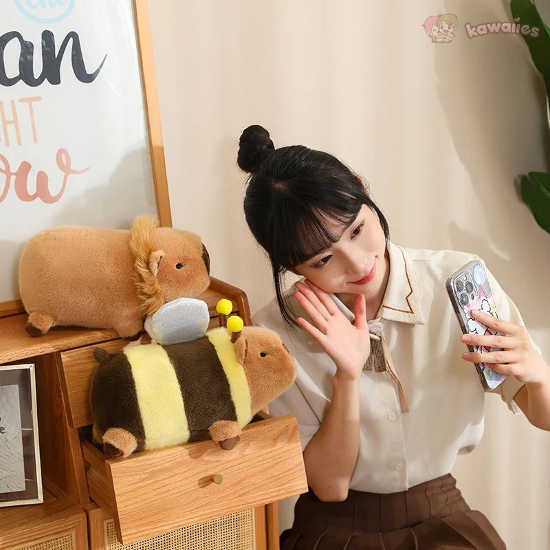 Maliben | Cosplay Laying Capybara Animal Plush