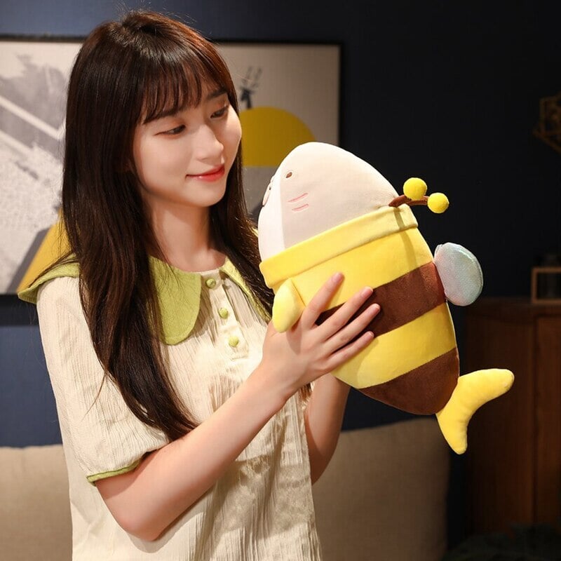 Maliben | Cute Chonky Half Shark Half Bee Plushie