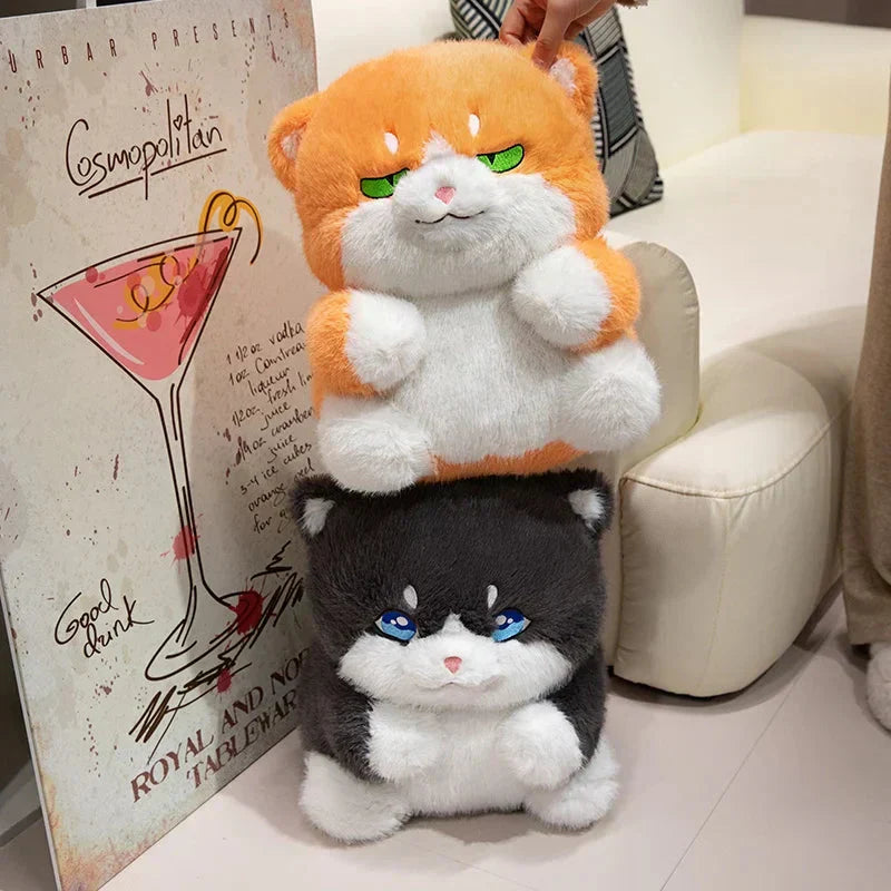 Maliben | Cute Chubby Gray Ginger Cat Plushies