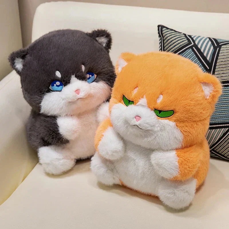 Maliben | Cute Chubby Gray Ginger Cat Plushies