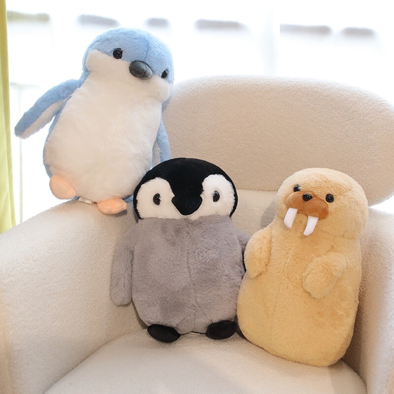 Maliben | Cute Fluffy Penguin Walrus Plushies