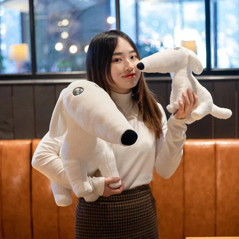 Maliben | Cute Long Nose Borzoi Dog Plush