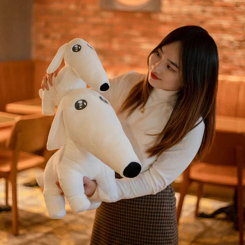 Maliben | Cute Long Nose Borzoi Dog Plush