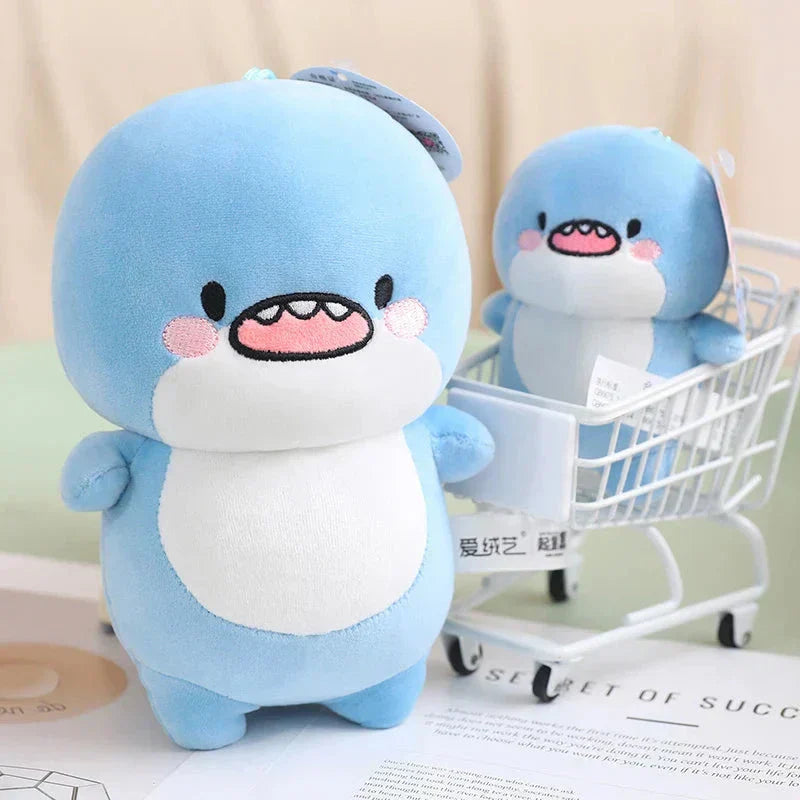 Maliben | Fatty Blue Cartoon Shark Plush