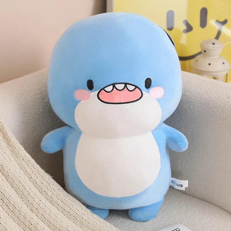 Maliben | Fatty Blue Cartoon Shark Plush