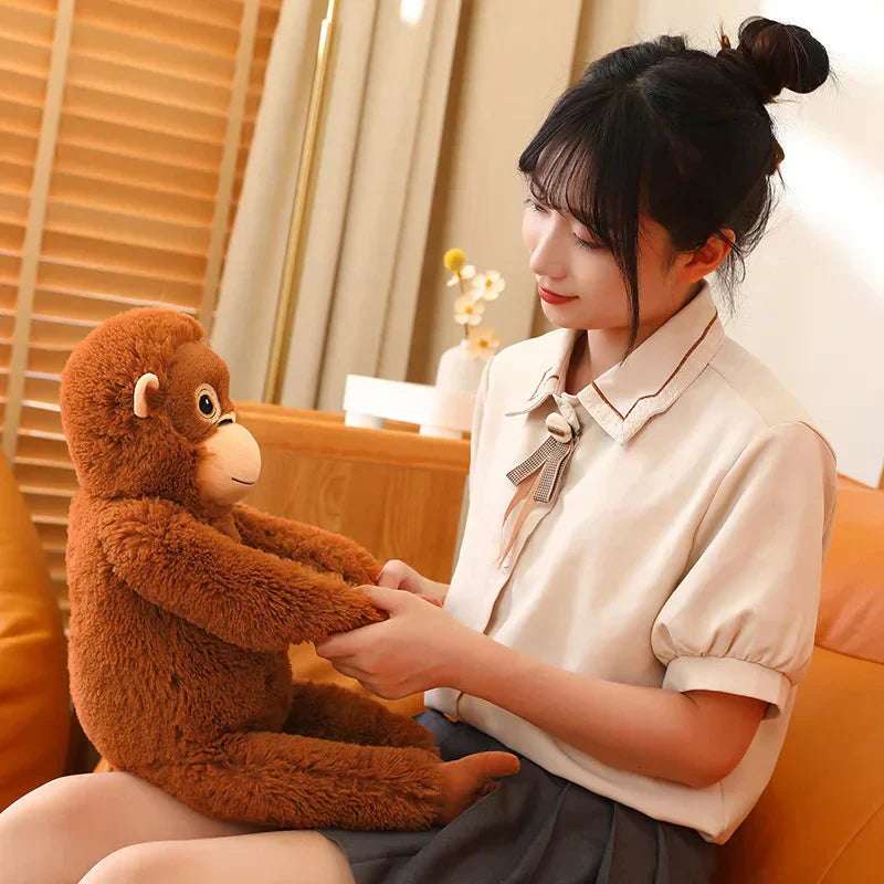Maliben | Fluffy Baby Orangutan Monkey Plushie