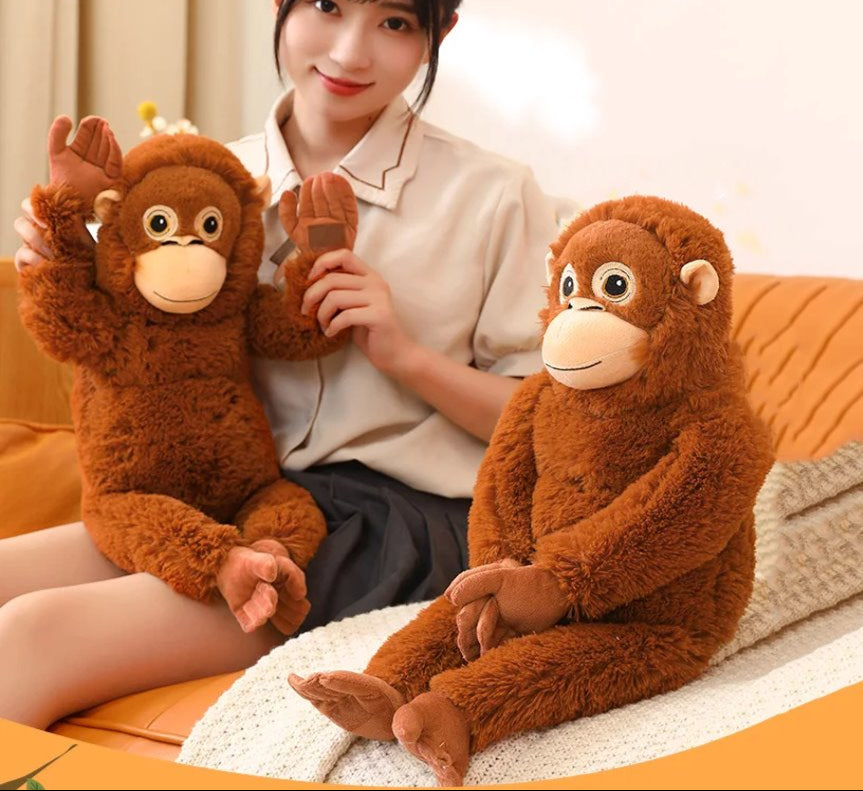 Maliben | Fluffy Baby Orangutan Monkey Plushie