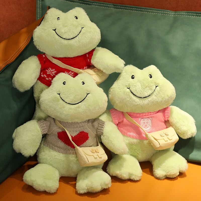 Maliben | Fluffy Cheerful Frog Plushie Collection