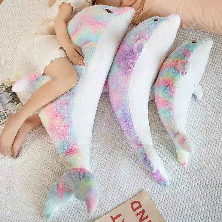 Maliben | Fluffy Galaxy Dolphin Plushies