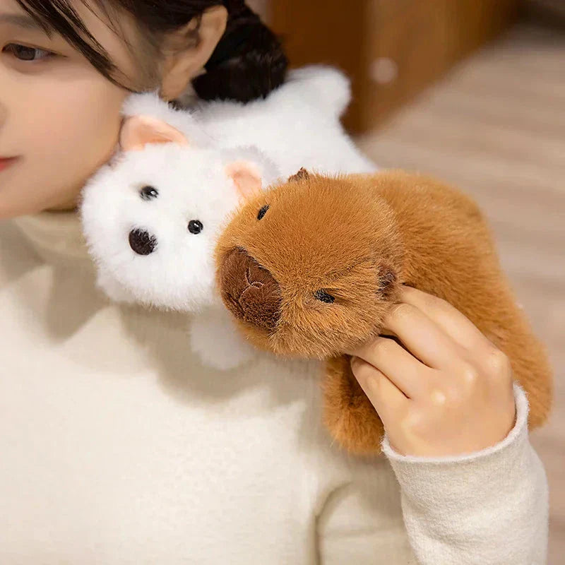 Maliben | Fluffy Laying Animal Family Plushies