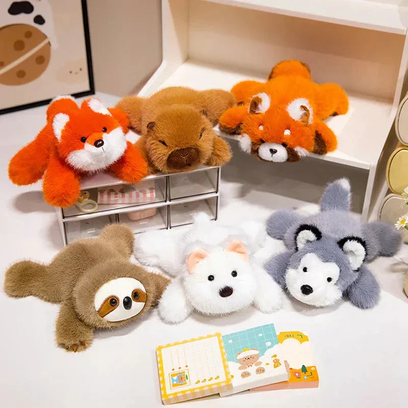 Maliben | Fluffy Laying Animal Family Plushies