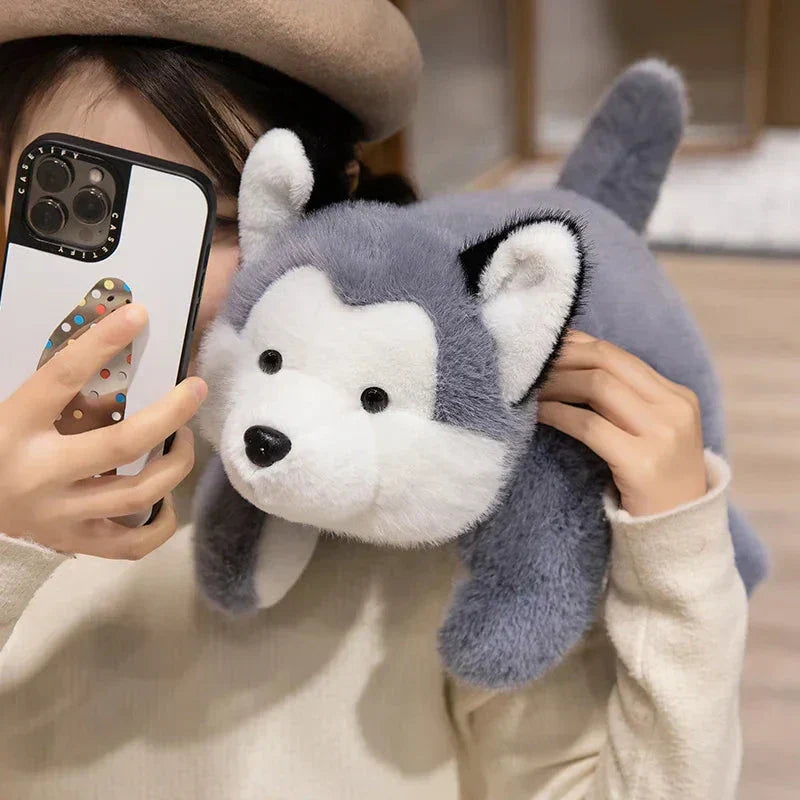 Maliben | Fluffy Laying Animal Family Plushies