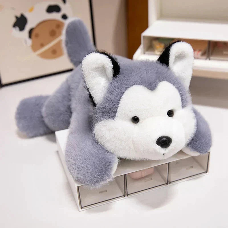Maliben | Fluffy Laying Animal Family Plushies