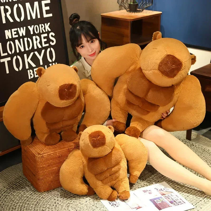 Maliben | Fluffy Muscular Capybara Plush