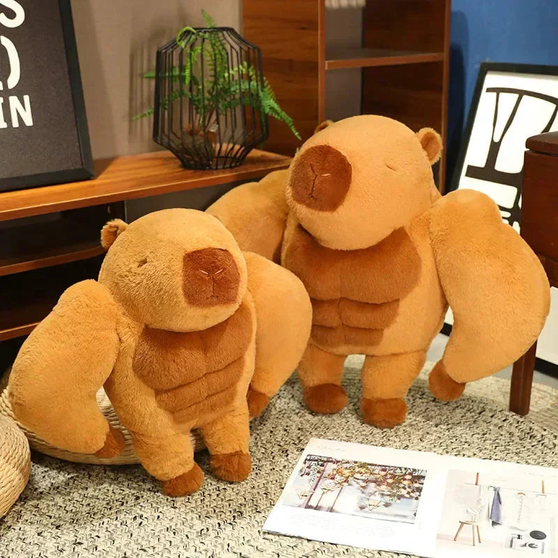 Maliben | Fluffy Muscular Capybara Plush