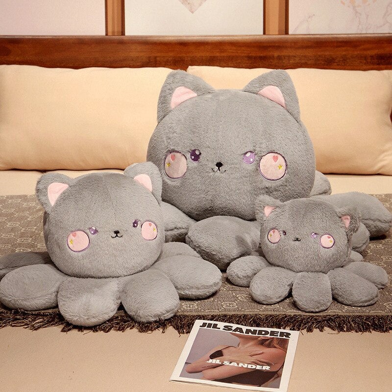 Maliben | Fluffy Octo-Animal Fox Cat Bunny Bear Plushies