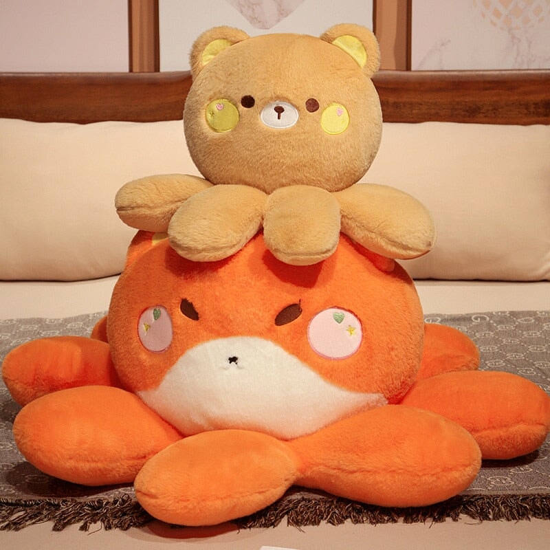 Maliben | Fluffy Octo-Animal Fox Cat Bunny Bear Plushies
