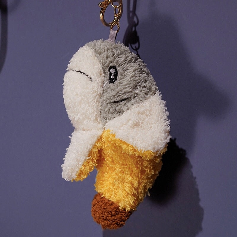 Maliben | Fluffy Shark Banana Plushie