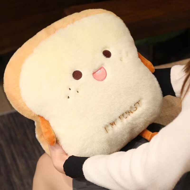 Maliben | Fluffy Toastie Bread Hand Warmer Plushies
