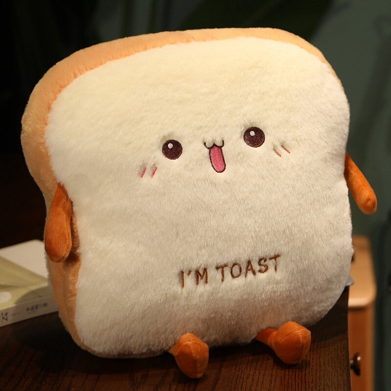 Maliben | Fluffy Toastie Bread Hand Warmer Plushies
