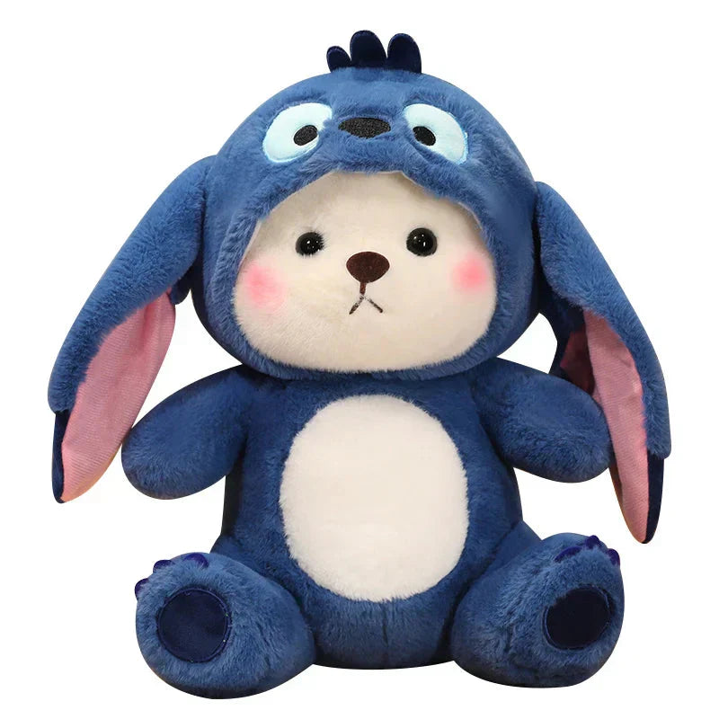 Maliben | Fluffy White Bear Donkey Outfit Plushie