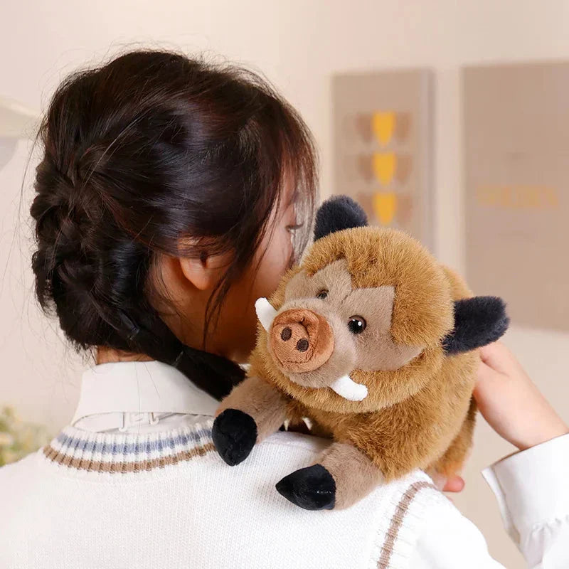 Maliben | Fluffy Wild Boar Plushie Soft Toy