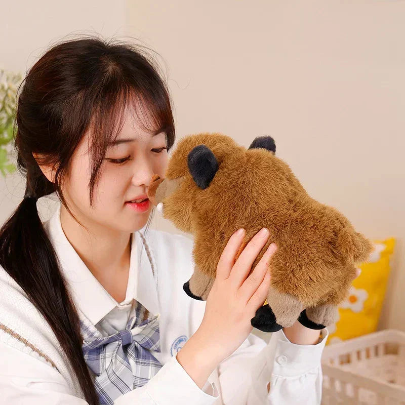 Maliben | Fluffy Wild Boar Plushie Soft Toy