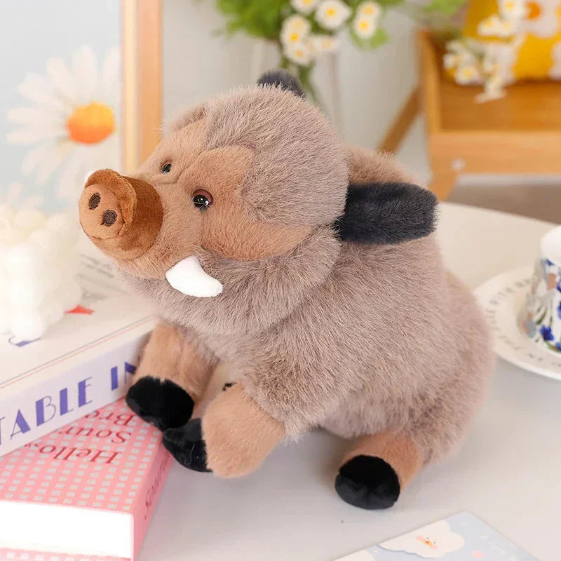 Maliben | Fluffy Wild Boar Plushie Soft Toy