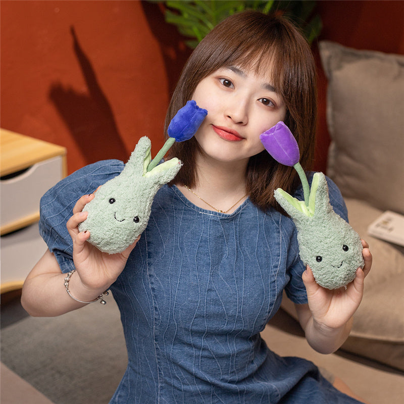 Maliben | Friendly Cuddly Tulip 22cm Flower Pot Plushie Collection