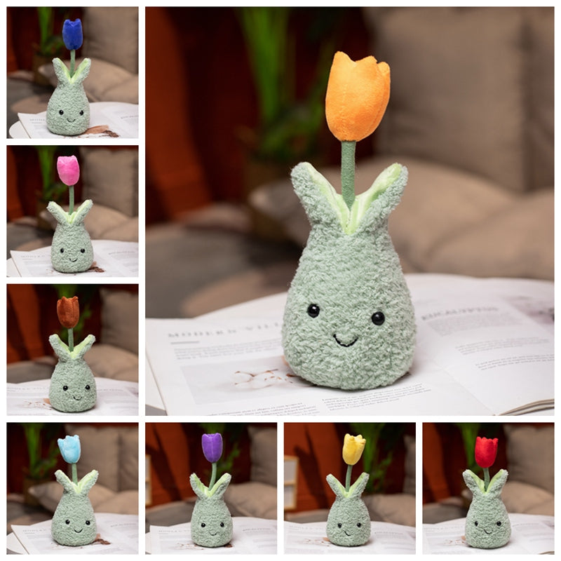 Maliben | Friendly Cuddly Tulip 22cm Flower Pot Plushie Collection