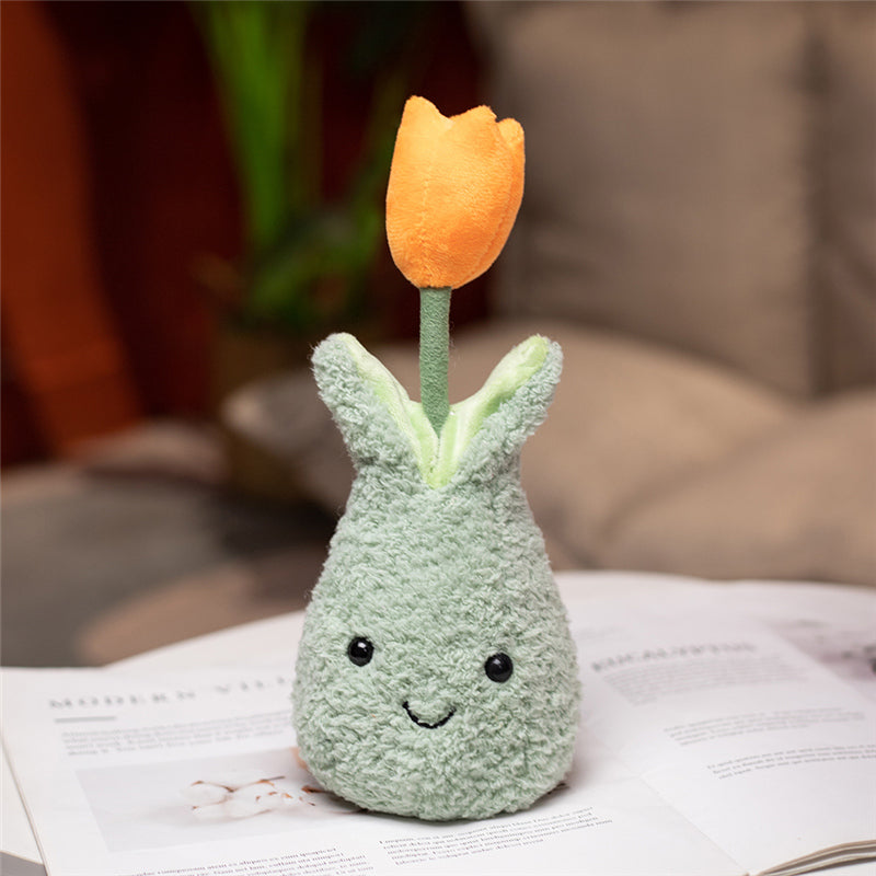 Maliben | Friendly Cuddly Tulip 22cm Flower Pot Plushie Collection