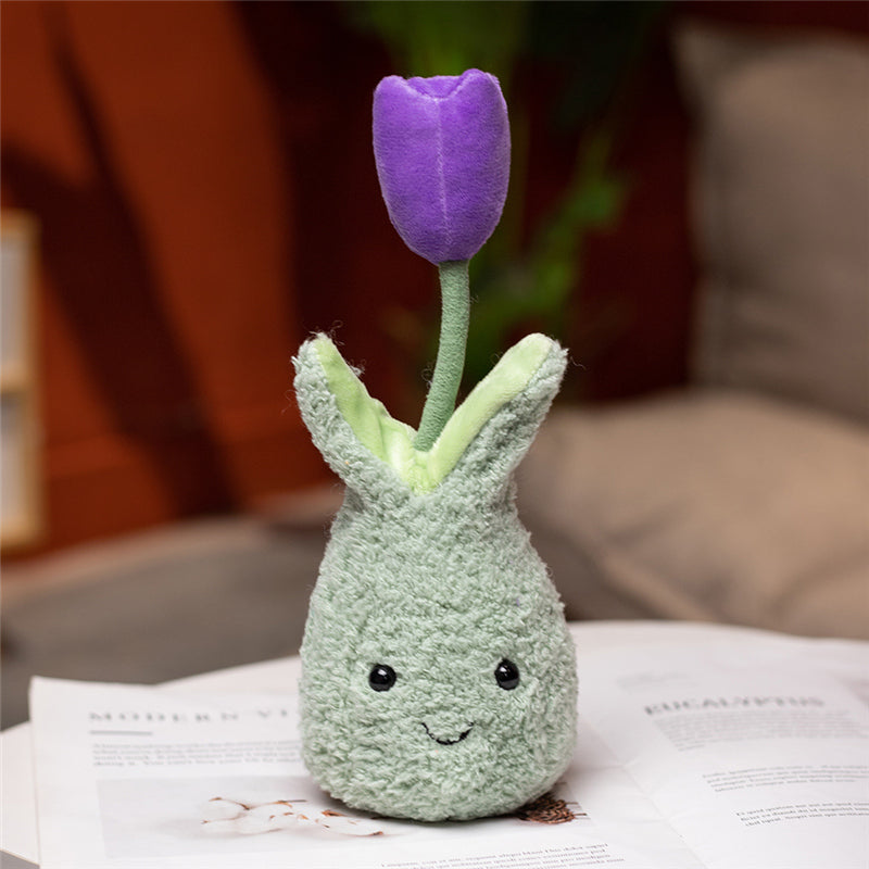 Maliben | Friendly Cuddly Tulip 22cm Flower Pot Plushie Collection