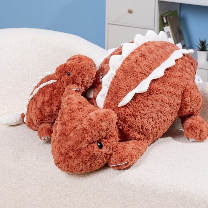Maliben | Fuzzy Cute Pink Red Lizard Plushies
