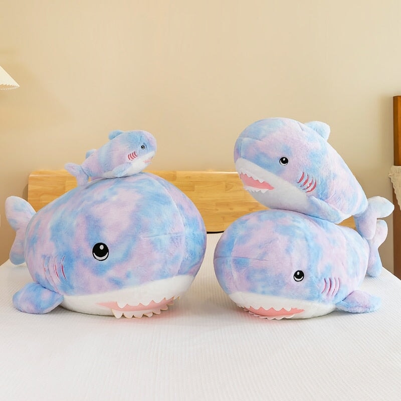 Maliben | Fuzzy Rainbow Shark Plushie