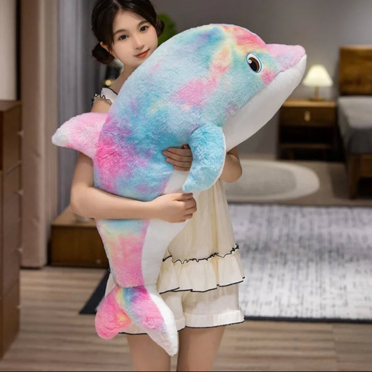 Maliben | Galaxy Rainbow Dolphin Plushies