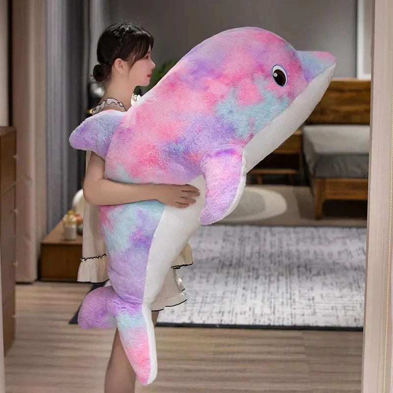 Maliben | Galaxy Rainbow Dolphin Plushies