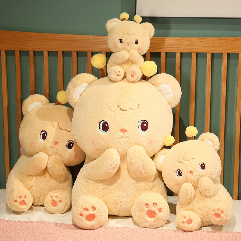 Maliben | Gem The Bumble Bee Brown Bear Plushie