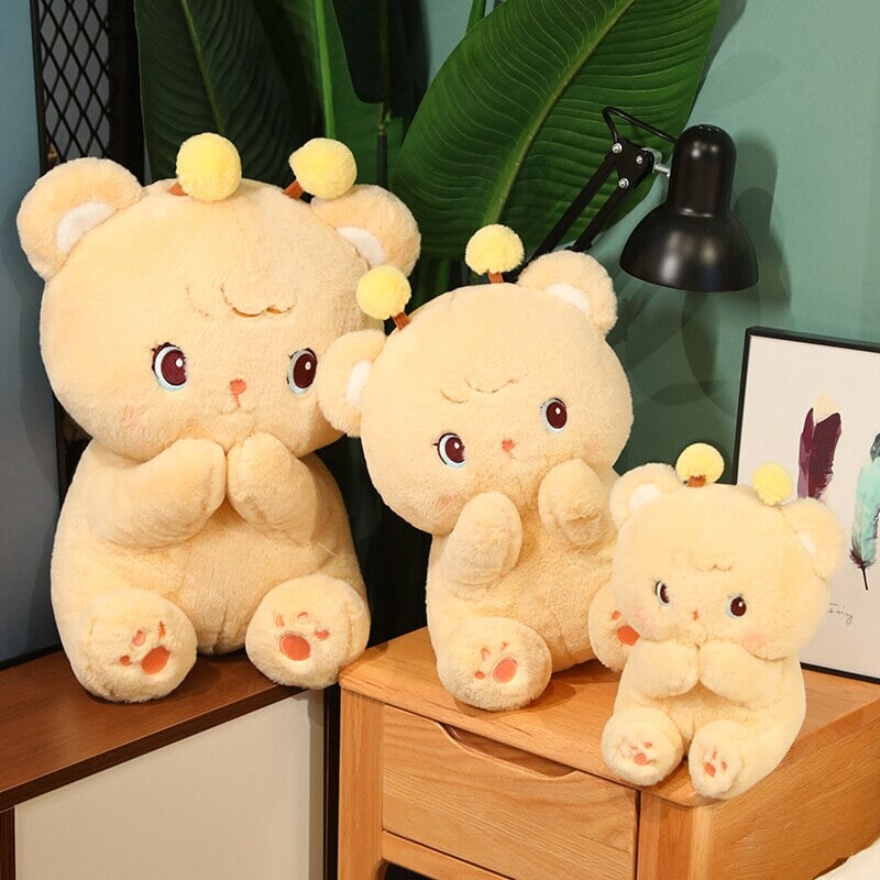 Maliben | Gem The Bumble Bee Brown Bear Plushie