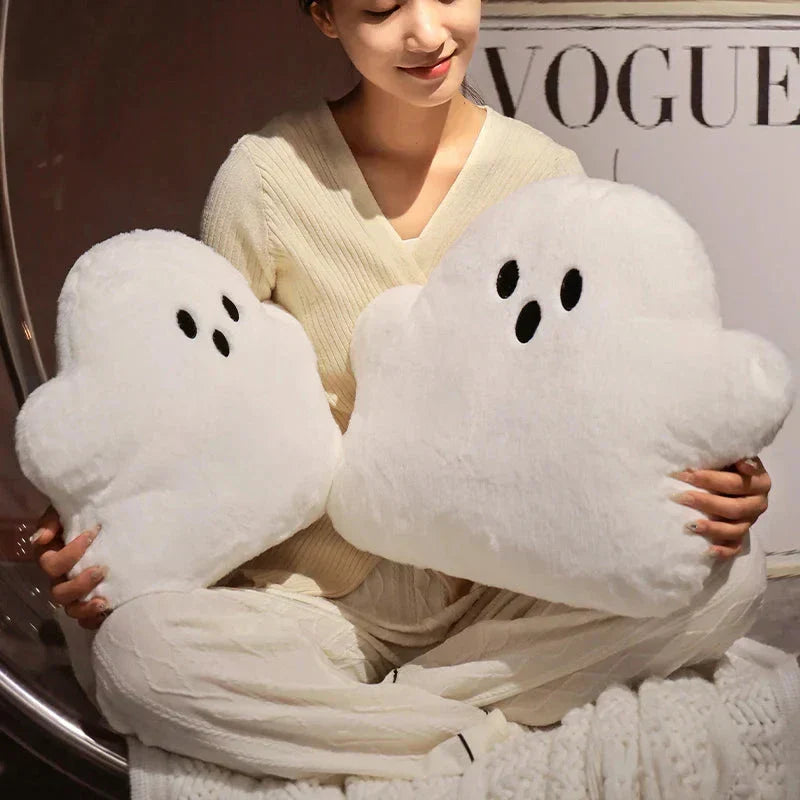 Maliben | Ghost White Cloud Plush Pillow