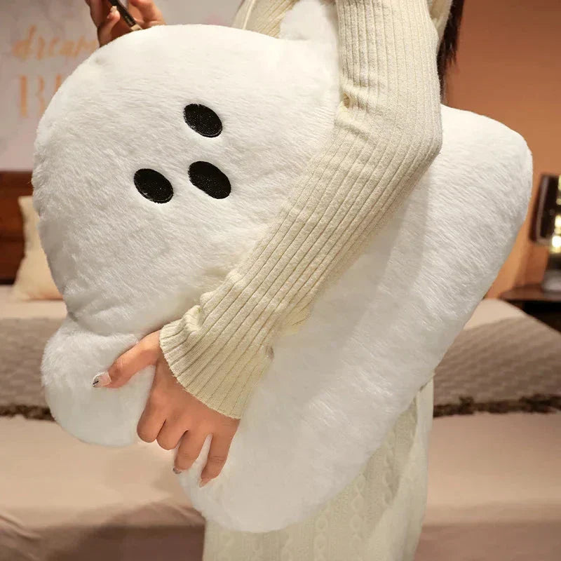 Maliben | Ghost White Cloud Plush Pillow