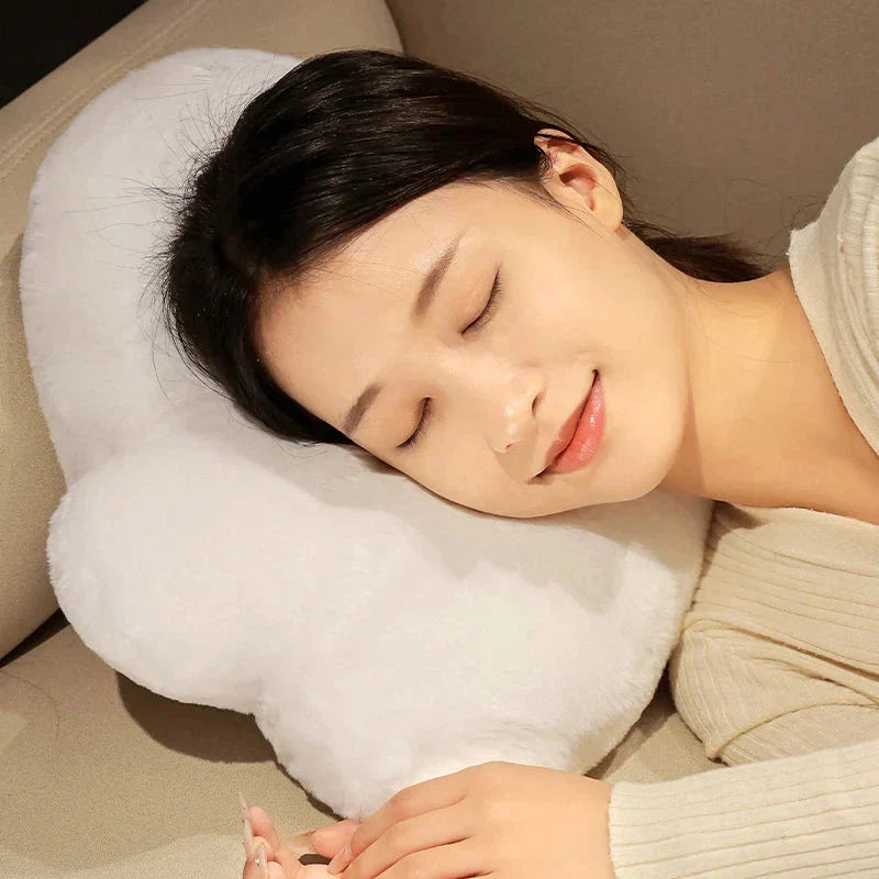 Maliben | Ghost White Cloud Plush Pillow